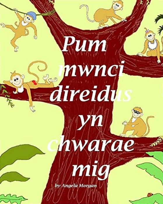 Pum Mwnci Direidus Yn Chwarae Mig-..