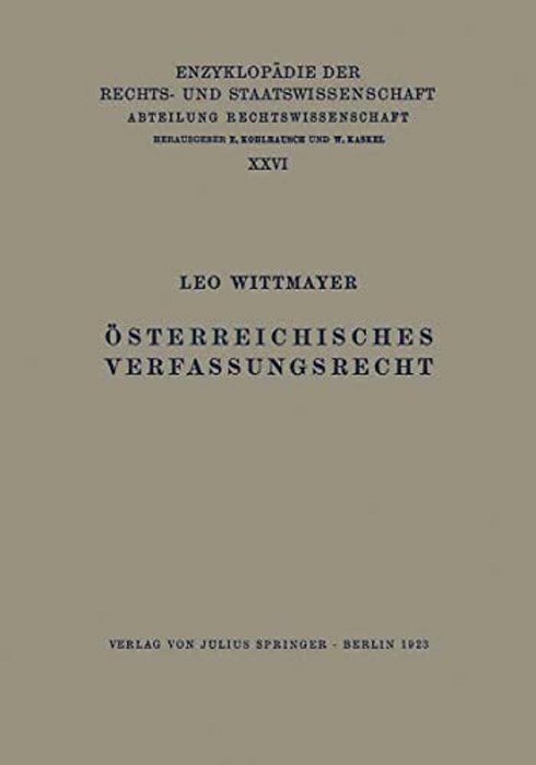 Österreichisches Verfassungsrecht-..