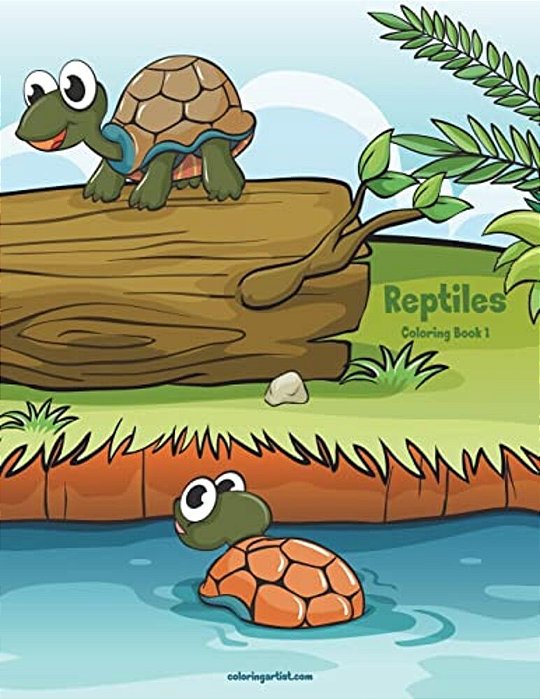 Reptiles Coloring Book 1-..