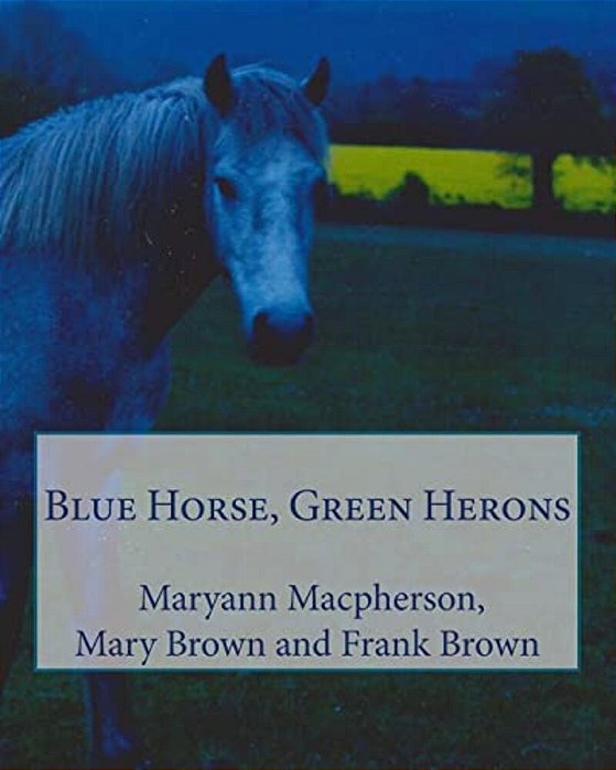 Blue Horse, Green Herons-..