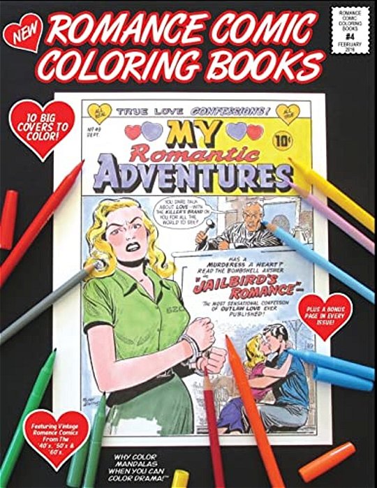 Romance Comic Coloring Book #4-..