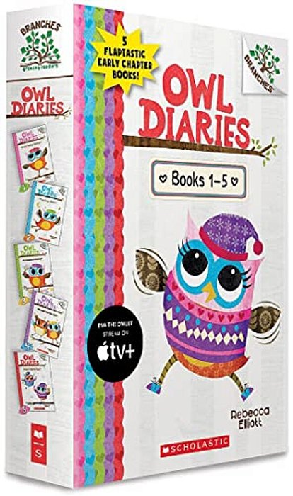 Owl Diaries, Books 1-5: A Branches Box Set-..