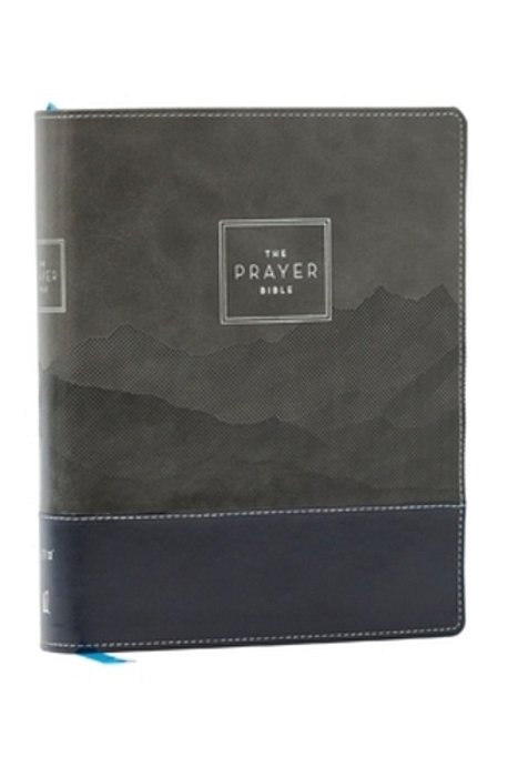 The Prayer Bible: Pray God's Word Cover To Cover (Niv, Black/Gray Leathersoft, Red Letter, Comfort Print)-..