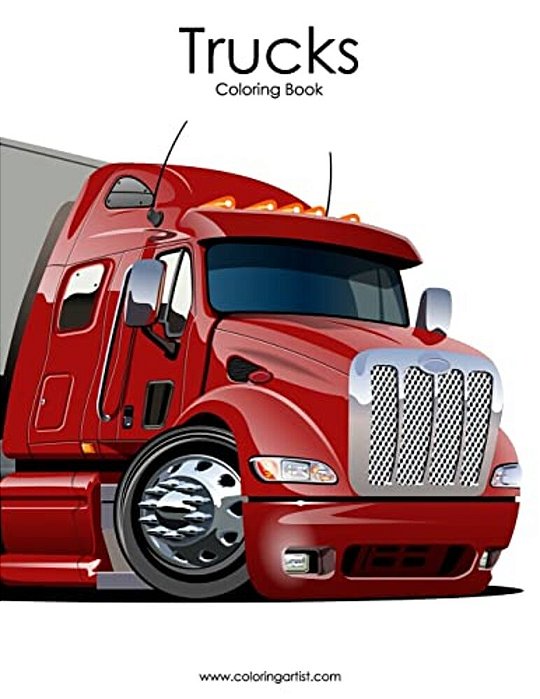 Trucks Coloring Book 1-..