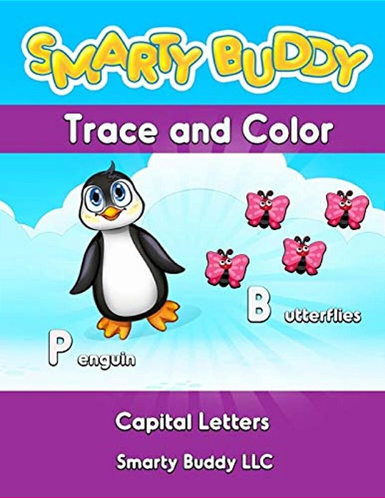 Trace And Color: Capital Letters-..