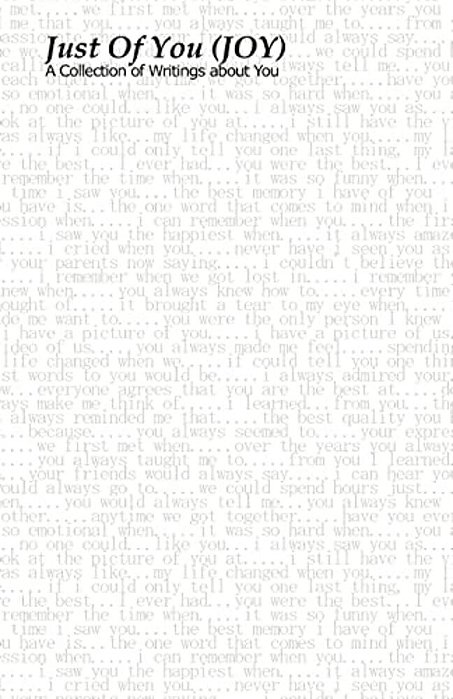 Just Of You (Joy): A Collection Of Writings About You-..