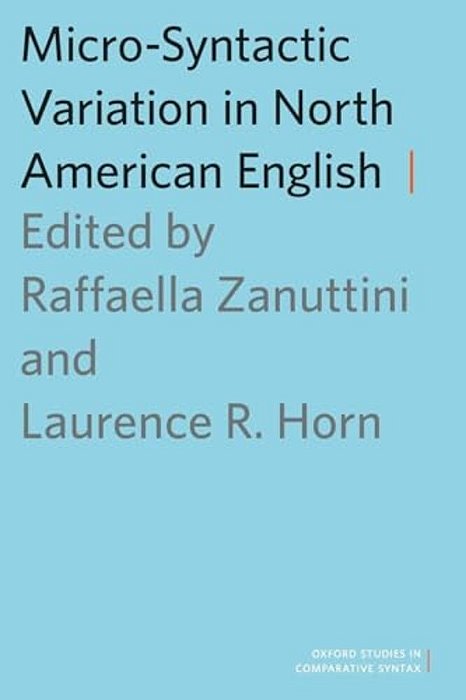 Micro-Syntactic Variation In North American English-..