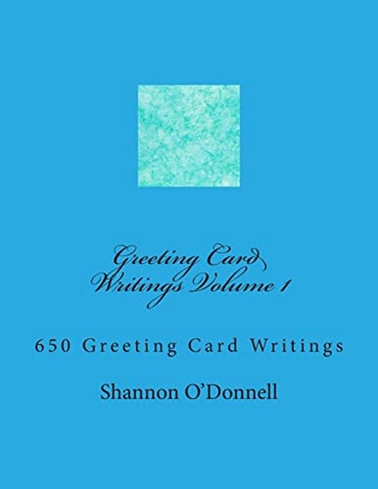 Greeting Card Writings Volume 1-..