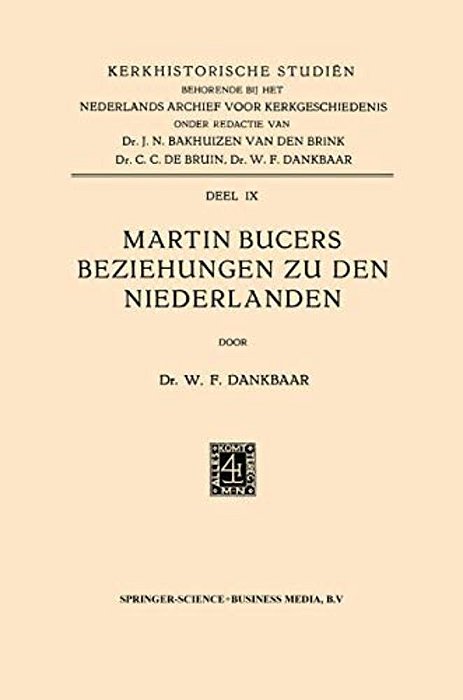 Martin Bucers Beziehungen Zu Den Niederlanden-..