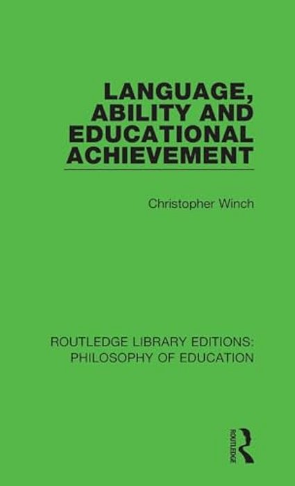 Language, Ability And Educational Achievement-..