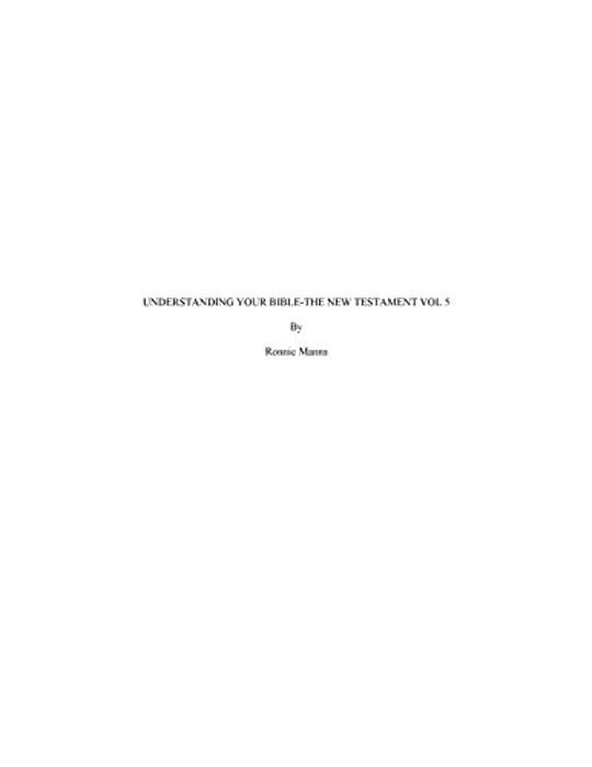 Understanding Your Bible-The New Testament-..
