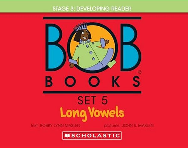 Bob Books - Long Vowels Hardcover Bind-Up Phonics, Ages 4 And Up, Kindergarten, First Grade (Stage 3: Developing Reader)-..