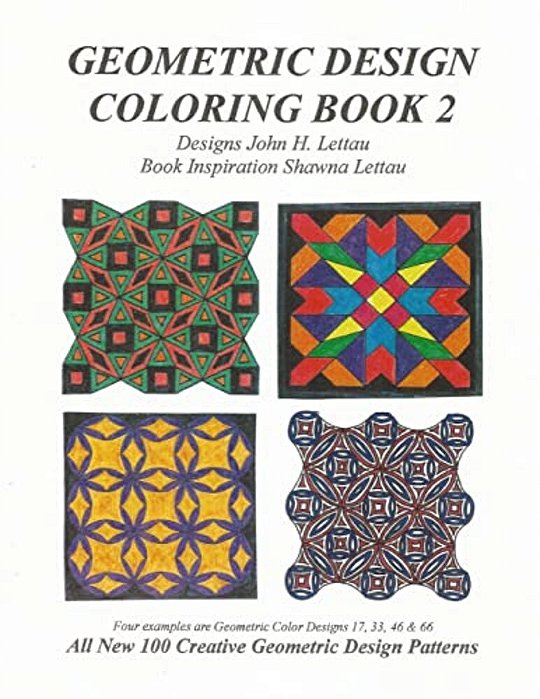 Geometric Design Coloring Book 2-..