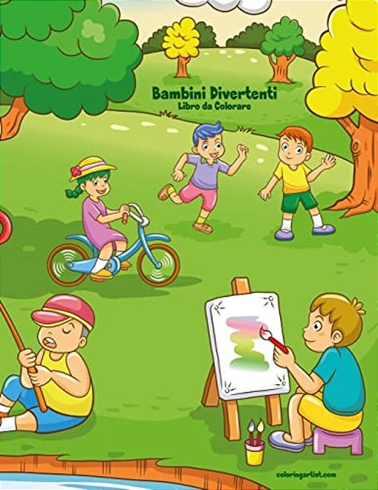 Bambini Divertenti Libro Da Colorare 1-..