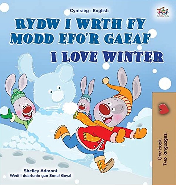 I Love Winter (Welsh English Bilingual Book For Kids)-..