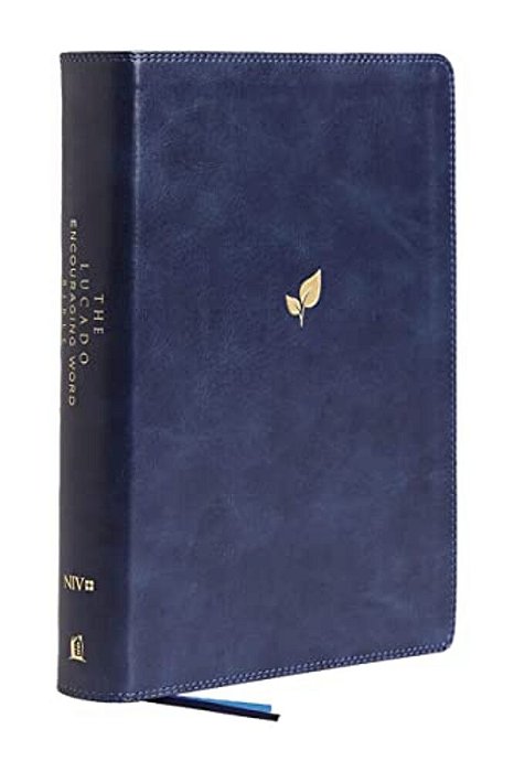 Niv, Lucado Encouraging Word Bible, Blue, Leathersoft, Comfort Print: Holy Bible, New International Version-..
