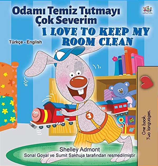 I Love To Keep My Room Clean (Turkish English Bilingual Book For Kids)-..