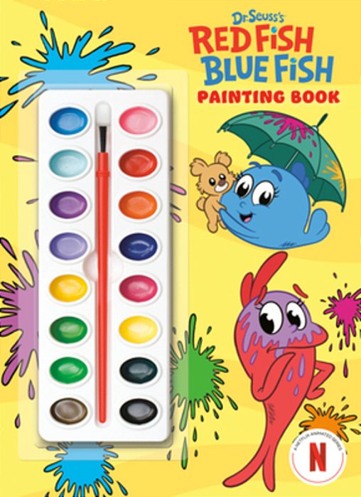 Dr. Seuss's Red Fish, Blue Fish Painting Book-..