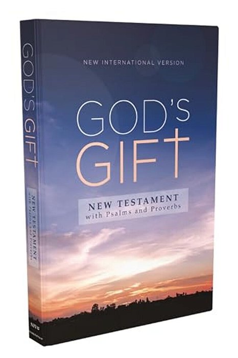 Niv, God's Gift New Testament With Psalms And Proverbs, Pocket-Sized, Paperback, Comfort Print-..