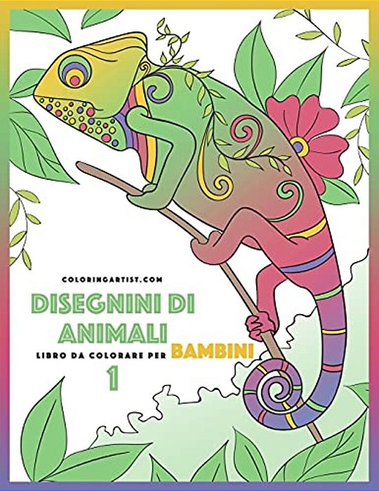 Disegnini Di Animali Libro Da Colorare Per Bambini 1-..