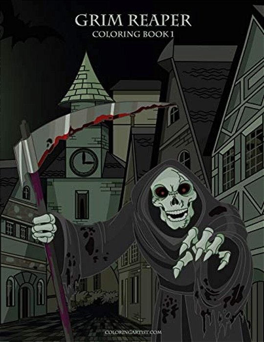 Grim Reaper Coloring Book 1-..