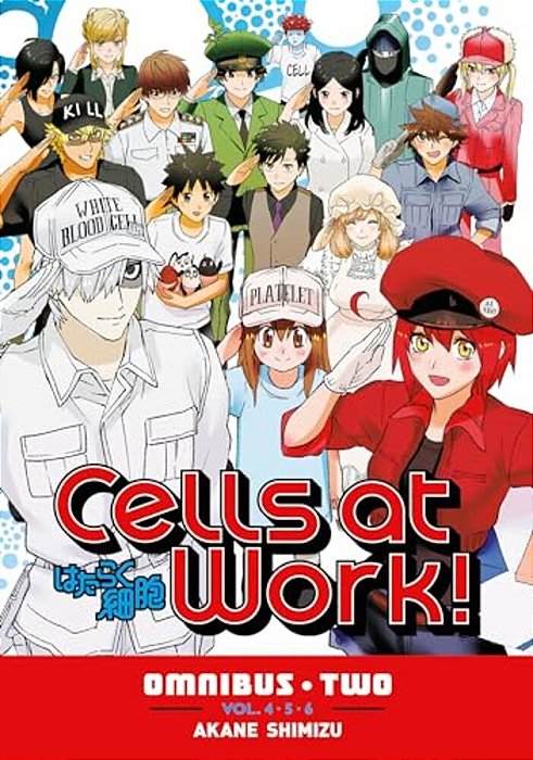 Cells At Work! Omnibus 2 (Vols. 4-6)-..