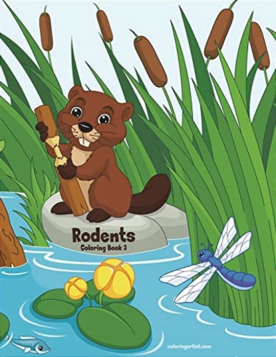 Rodents Coloring Book 3-..
