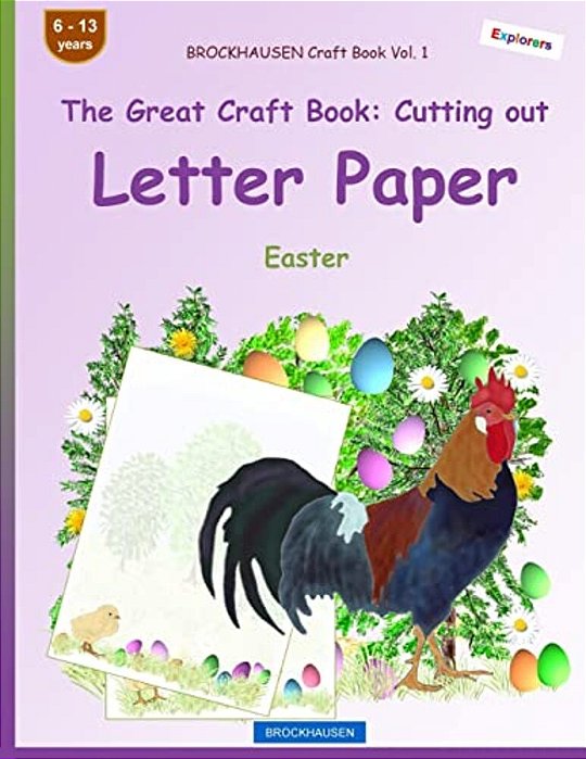 Brockhausen Craft Book Vol. 1 - The Great Craft Book: Cutting Out Letter Paper: Easter-..