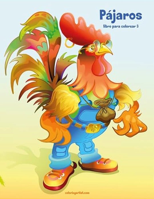 Pájaros Libro Para Colorear 3-..