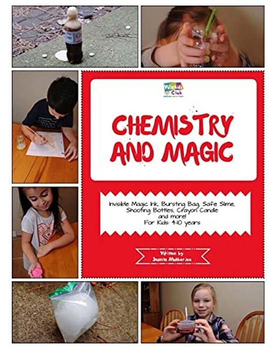 Chemistry And Magic: Activity Pack With Chemistry And Magic Projects: 4-10 Year Old Kids!-..