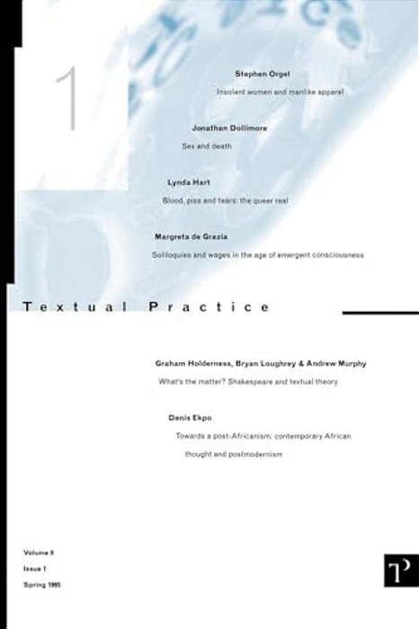 Textual Practice: Volume 9 Issue 1-..