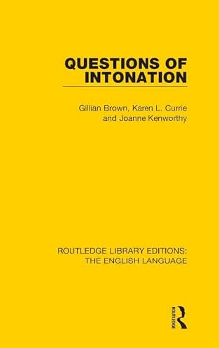 Questions Of Intonation-..