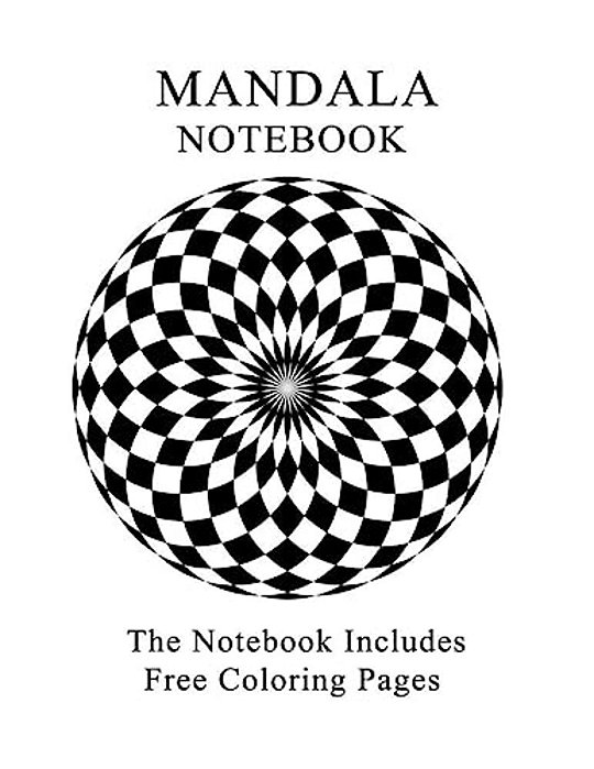 Mandala Notebook: With Free 7 Mandala Coloring Pages-..