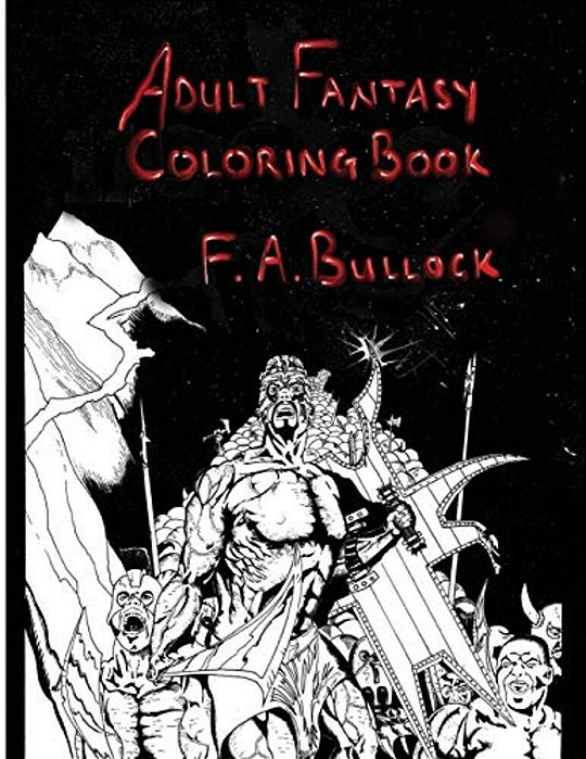 Adult Fantasy Coloring Book-..