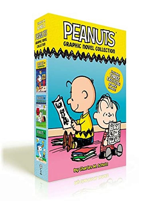 Peanuts Graphic Novel Collection (Boxed Set): Snoopy Soars To Space; Adventures With Linus And Friends!; Batter Up, Charlie Brown!-..