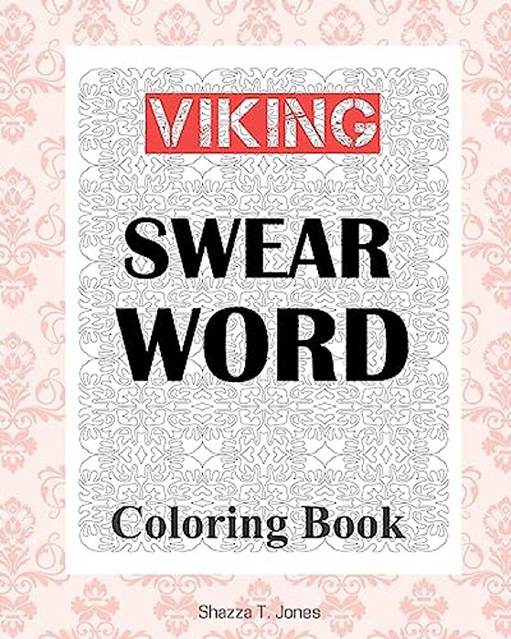 Viking Swear Word Coloring Book-..