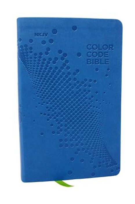 Nkjv, Color Code Bible For Kids, Blue Leathersoft, Comfort Print-..