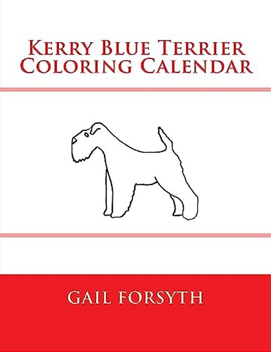 Kerry Blue Terrier Coloring Calendar-..