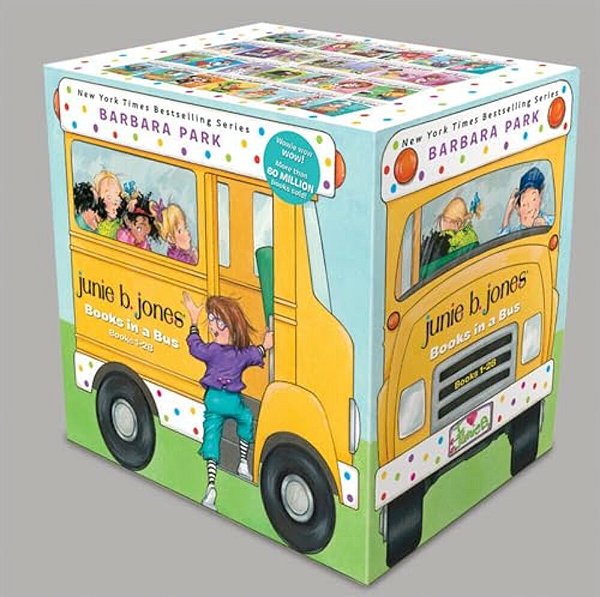 Junie B. Jones Books In A Bus 28-Book Boxed Set: The Complete Collection: Books 1-28-..