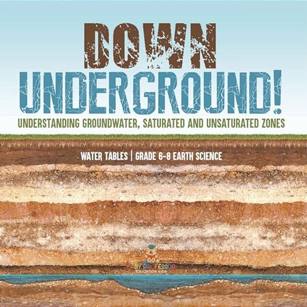 Down Underground! Understanding Groundwater, Saturated And Unsaturated Zones Water Tables Grade 6-8 Earth Science-..