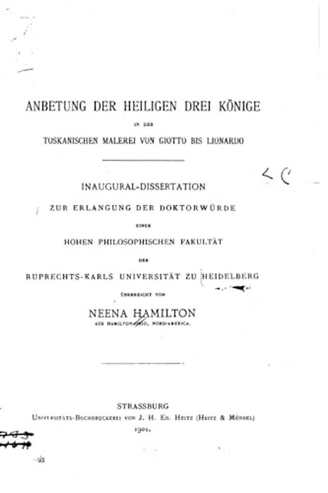 Die Darstellung Der Anbetung Der Heiligen Drei Könige In Der Toskanischen Malerei-..