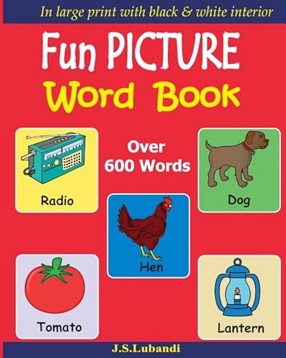 Fun Picture Word Book (Black & White)-..