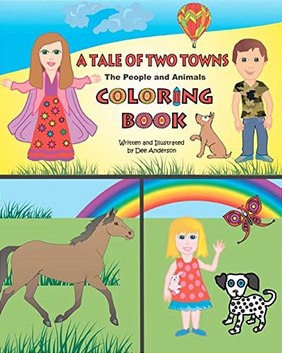 A Tale Of Two Towns Coloring Book, The People And Animals-..