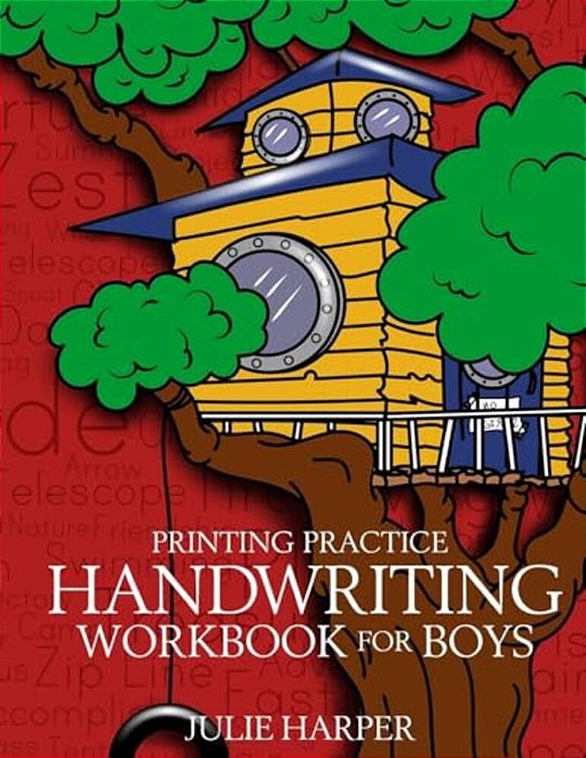 Printing Practice Handwriting Workbook For Boys-..