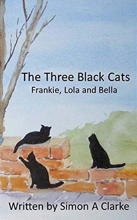 The Three Black Cats: Frankie, Lola And Bella-..