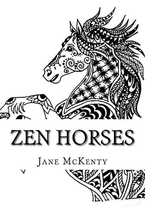 Zen Horses: Drawing Amazing Zen Doodle Horses!-..