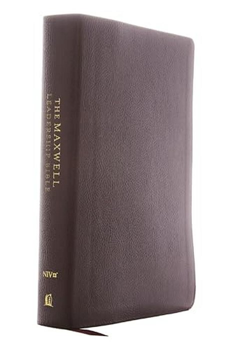 Niv, Maxwell Leadership Bible, 3RD Edition, Premium Bonded Leather, Burgundy, Comfort Print-..