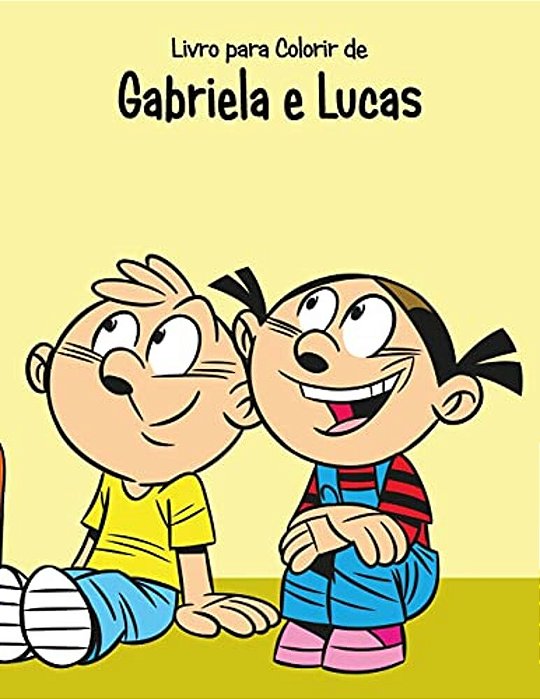 Livro Para Colorir De Gabriela E Lucas 2-..