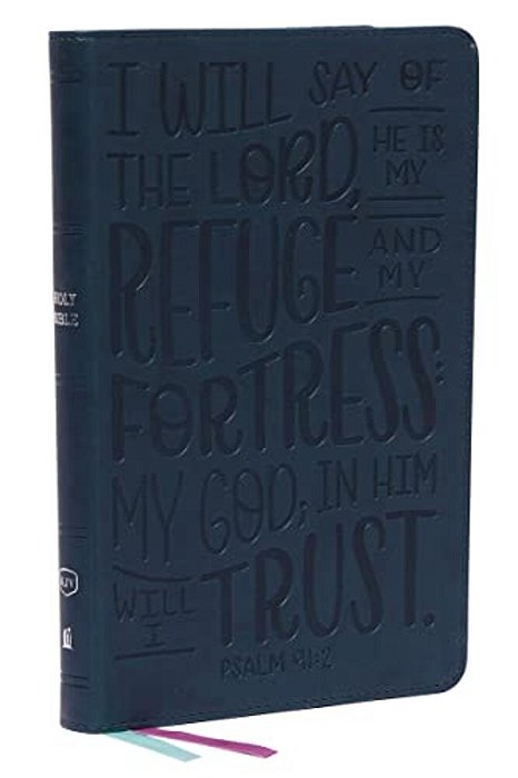 Kjv Holy Bible: Thinline Youth Edition, Teal Leathersoft, Red Letter, Comfort Print: King James Version (Verse Art Cover Collection): Holy Bible, King-..