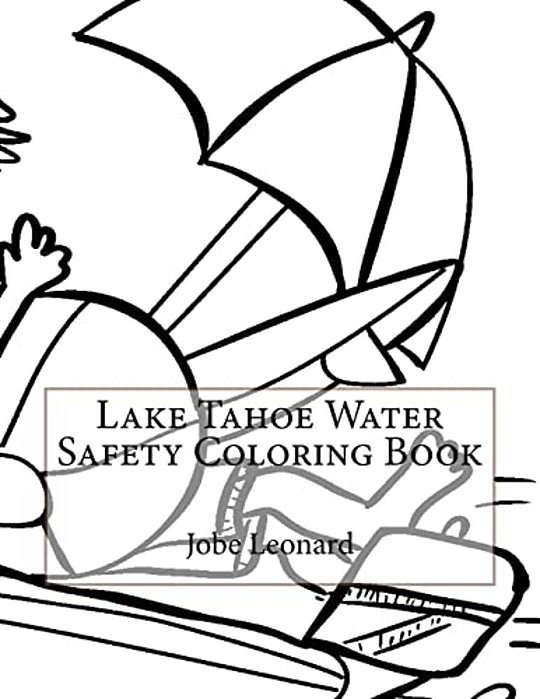 Lake Tahoe Water Safety Coloring Book-..